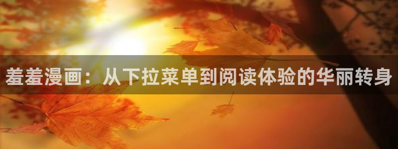 age漫画网：羞羞漫画：从下拉菜单到阅读体验的华丽转身
