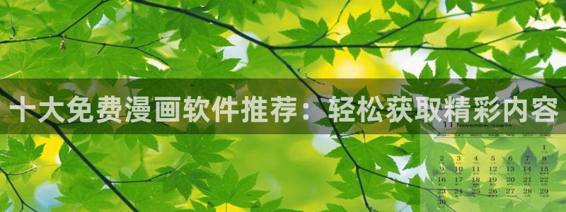 yy漫画：十大免费漫画软件推荐：轻松获取精彩内容